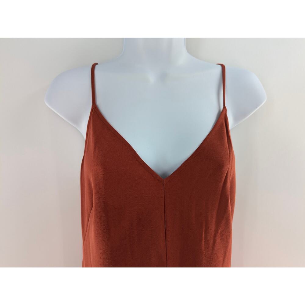 Thakoon Rust Sleeveless Midi Slip Dress Size 2 - Picture 12 of 16